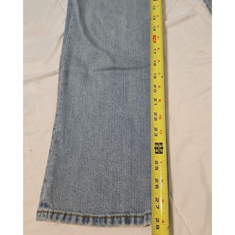 VTG Y2K Z Cavaricci Woman's Sz 8 Light Wash Elaborate Embroidered Jeans - Picture 6 of 11